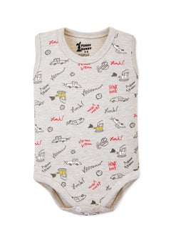 Funny Bunny Pack of 3 Cotton Wide Cut Bodysuit for Baby  - Image 4