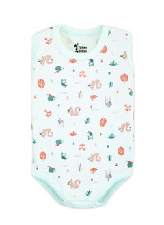 Funny Bunny Pack of 3 Cotton Wide Cut Bodysuit for Baby  - Image 5