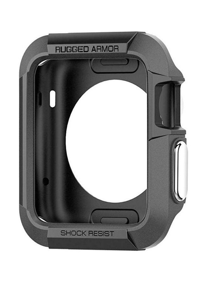 NIBEMINENT Protective Case Cover For Apple Watch Series 1/2 38mm Black