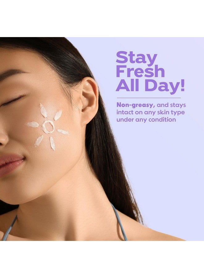 FRUDIA Blueberry Hydrating Air Fit Sunscreen - SPF 50 Moisturizing Korean Face Sunscreen, Ultra Lightweight, No White Cast, Non-Greasy, Perfect for Makeup Base, 1.76 oz - Image 5