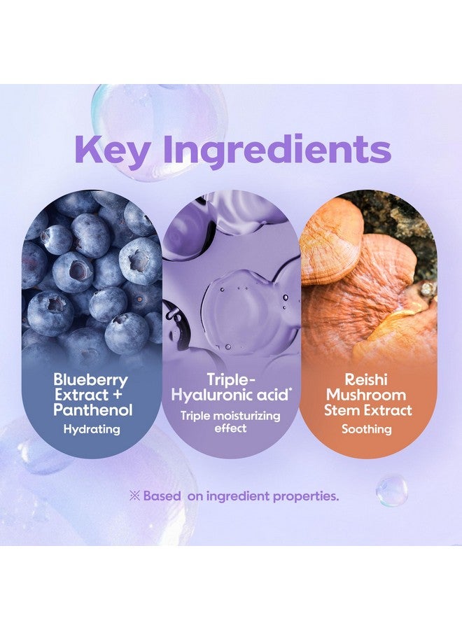 FRUDIA Blueberry Hydrating Air Fit Sunscreen - SPF 50 Moisturizing Korean Face Sunscreen, Ultra Lightweight, No White Cast, Non-Greasy, Perfect for Makeup Base, 1.76 oz - Image 4