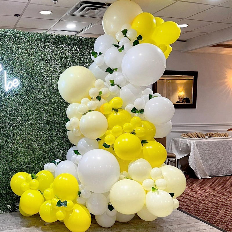 awenztech 120pcs Pastel Yellow Balloons Different Sizes 18 12 10 5 inch Light Yellow Balloon Arch Kit for Gender Reveal Baby Shower Birthday Party Decorations - Image 5