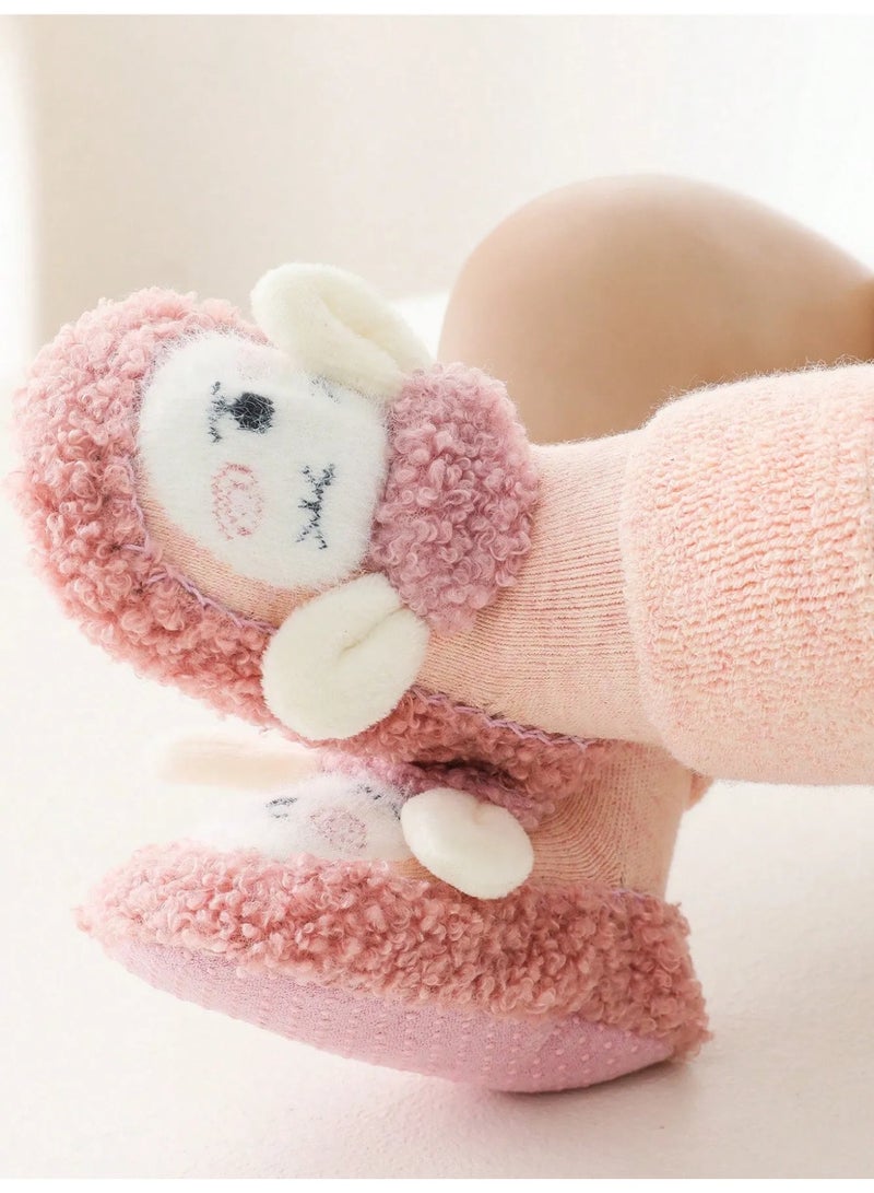 Winter Baby Socks Soft and Warm Fabric Cute Design Keeps Your Child’s Feet Cozy in Cold Weather Suitable for Ages 1–2 Years - Image 2