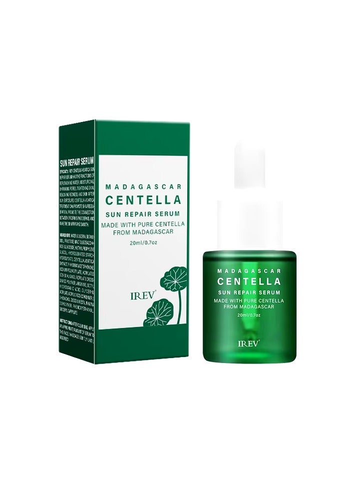 IREV Madagascar Centella Sun Repair Serum Hydrating & Anti-Redness Treatment with Pure Centella Extract 20ml