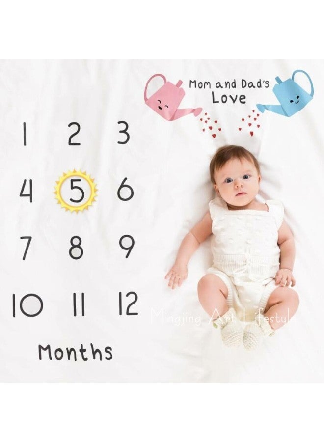 Generic Hanfeng Baby Photography Digital Background Cloth Home Creative Fashion Newborn One-year-old Full Moon Photography Props Ins-Body Color:Parents Love Without Ornaments And Accessories  - Image 1