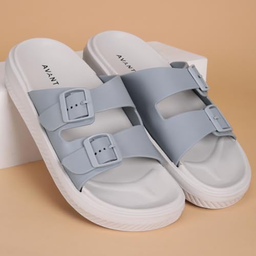 AVANT Men’s Brisk Sliders (AVMSH250CL02UK6_Grey_UK6) - Image 2