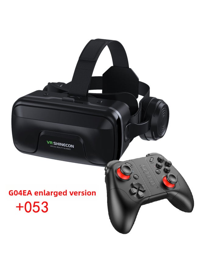 نظارات الواقع الافتراضي Vrshinecon Phantom الجيل السادس G04e إصدار سماعة رأس للهاتف المحمول خوذة الواقع الافتراضي ثلاثية الأبعاد شاشة كبيرة 7 ألوان: G04EA Plus +053 مقبض كبير - Image 1