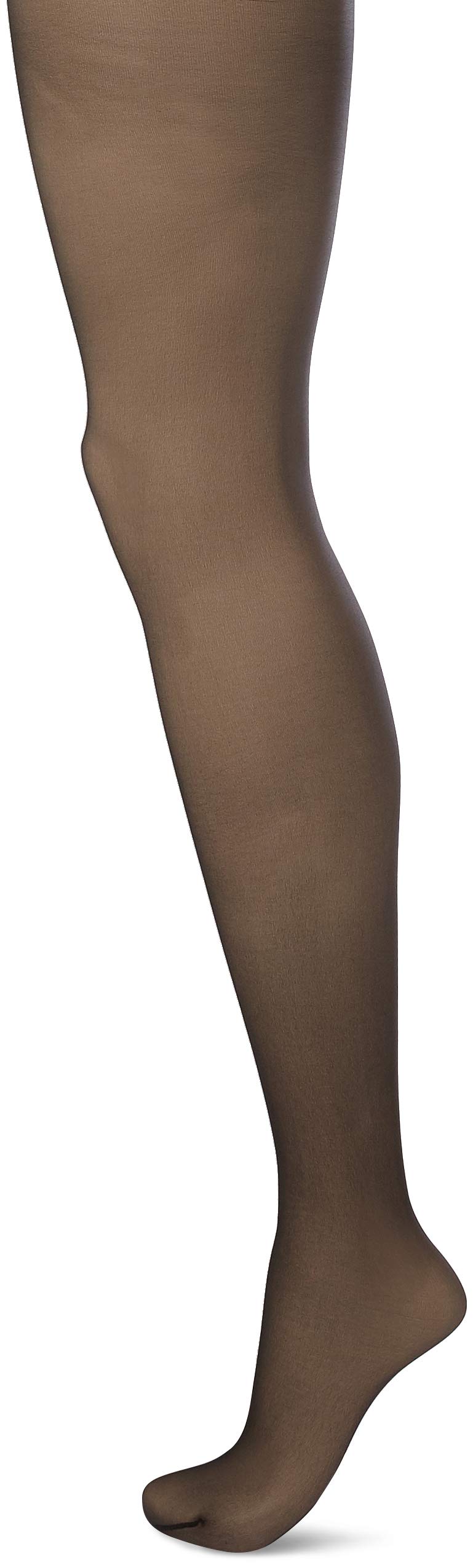 Wolford Luxe 9 Denier Ultra-Sheer Tights for Women Invisible Sandal Toe Elastane-Free Leg Soft Knitted Waistband with Logo Black Medium - Image 5