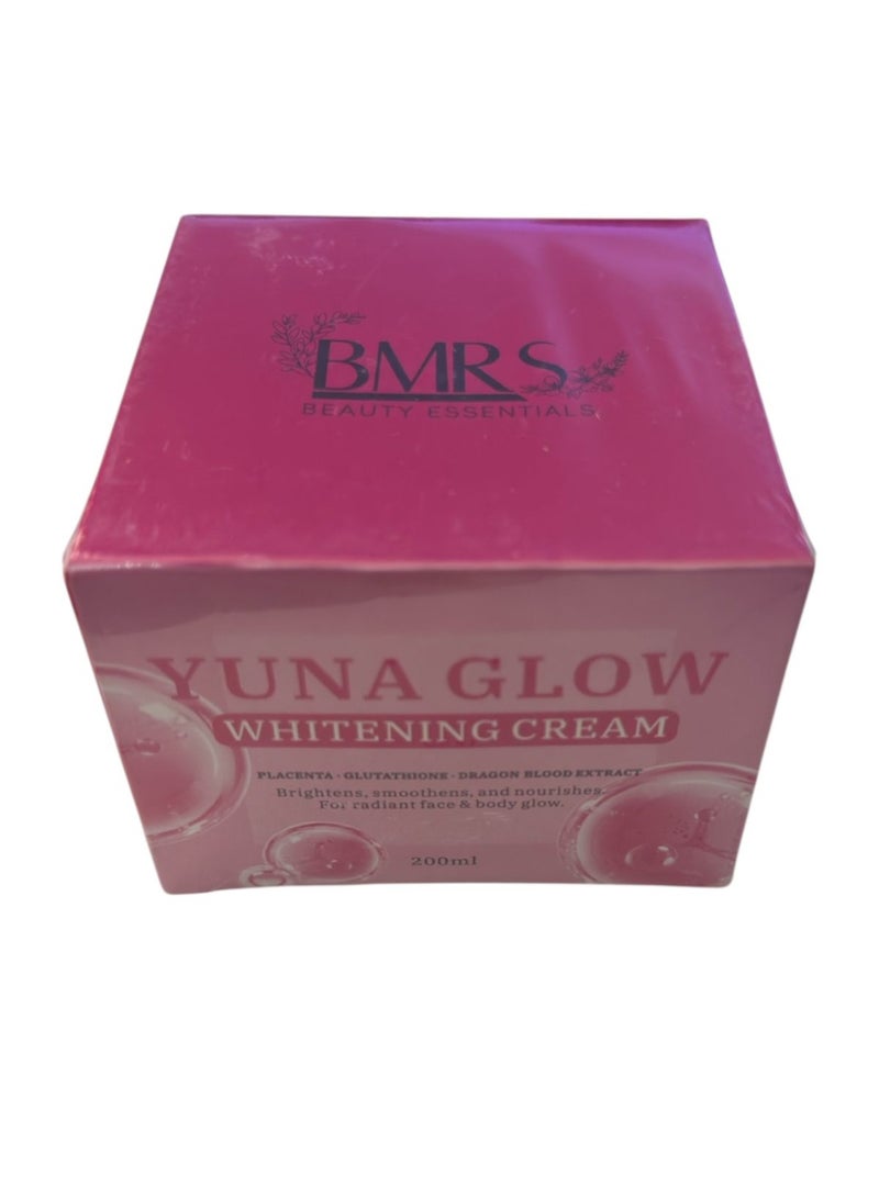 Bmrs yuna glow whitening cream 200ml - Image 1