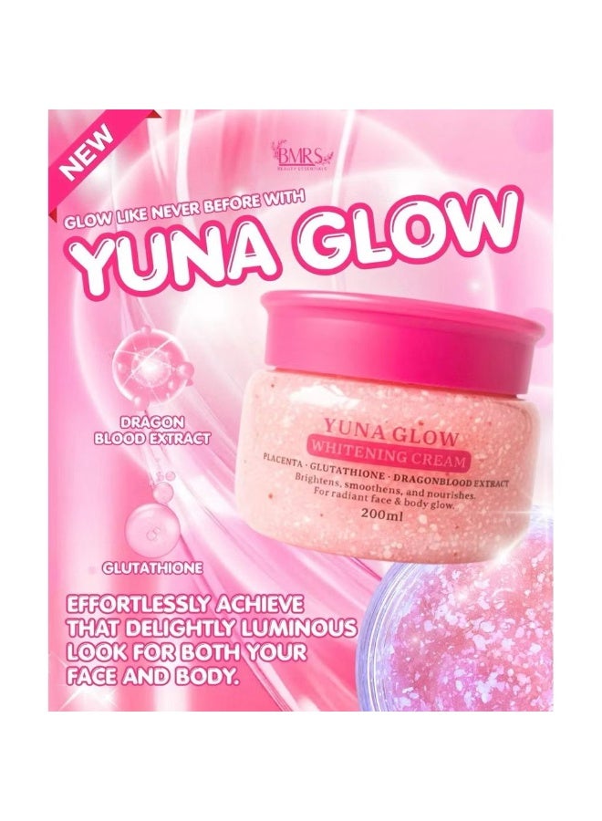 Bmrs yuna glow whitening cream 200ml - Image 2