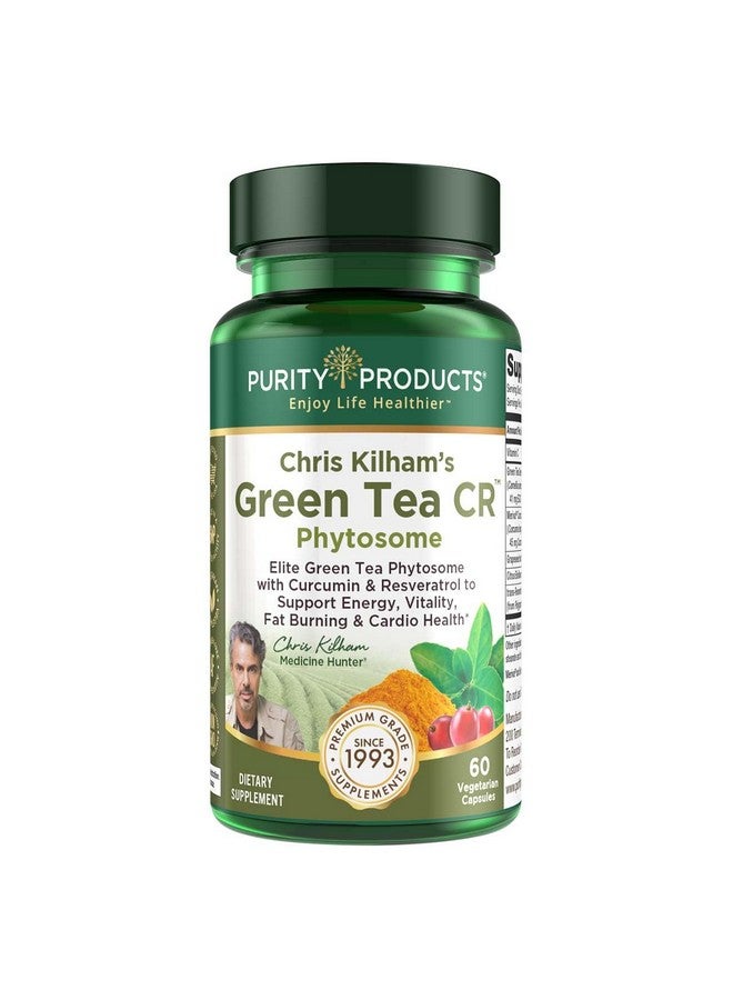 Purity Products Green Tea CR w/Phytosome Technology for Boosted Bioavailability from Chris Kilham 60 Capsules - Image 1