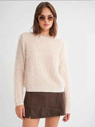 ميكسراي سترة محبوكة ناعمة من المزيج المخملي