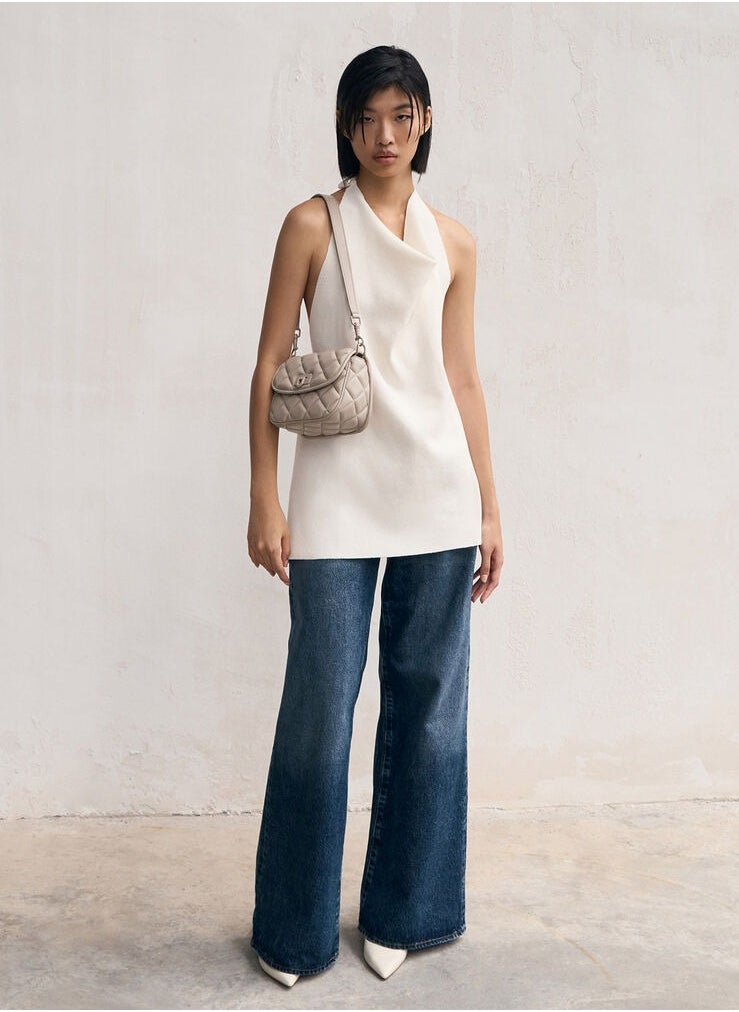 Charles & Keith Cressida Quilted Crossbody Bag  - Image 4