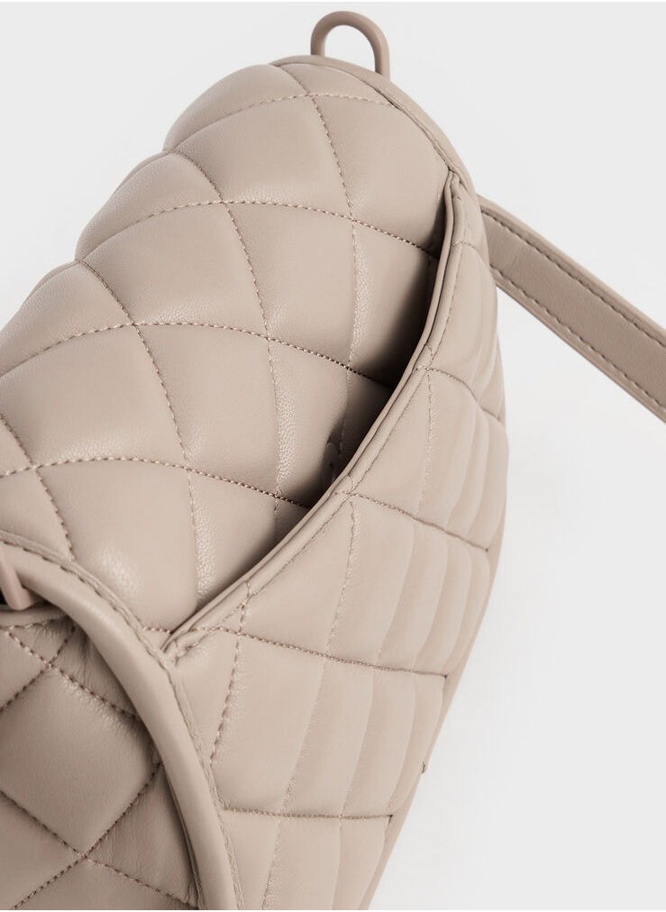 Charles & Keith Cressida Quilted Crossbody Bag  - Image 5