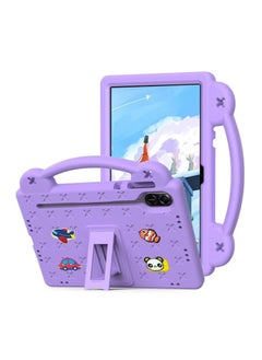 General Child Case for Huawei Honor Pad X9 11.5 2023 / Huawei Honor Pad X8 Pro 11.5 2023, EVA Silicone Shockproof Handle Child-Friendly Case with Foldable Stand and Detachable Cartoon Doll 