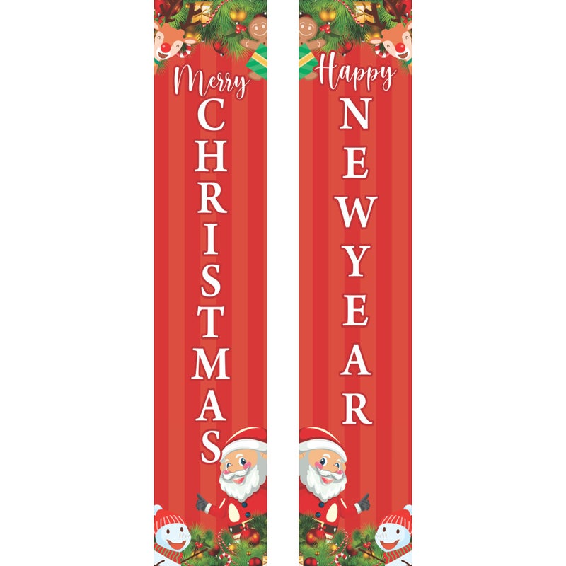 Untumble Christmas and New Year Door Banner for Christmas tree decoration (Pack of 2) - Image 4