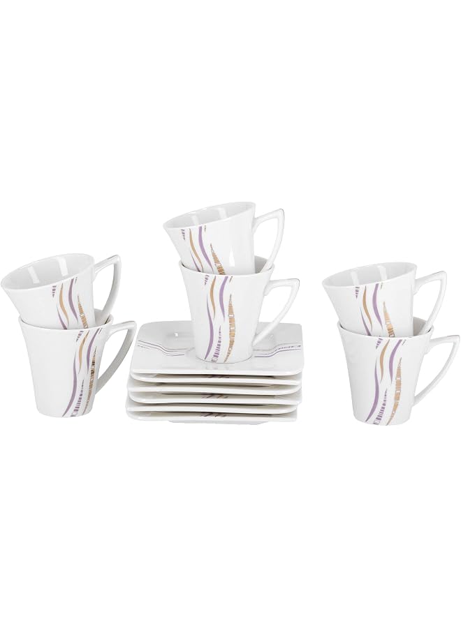 Cup & Saucer 12pcs