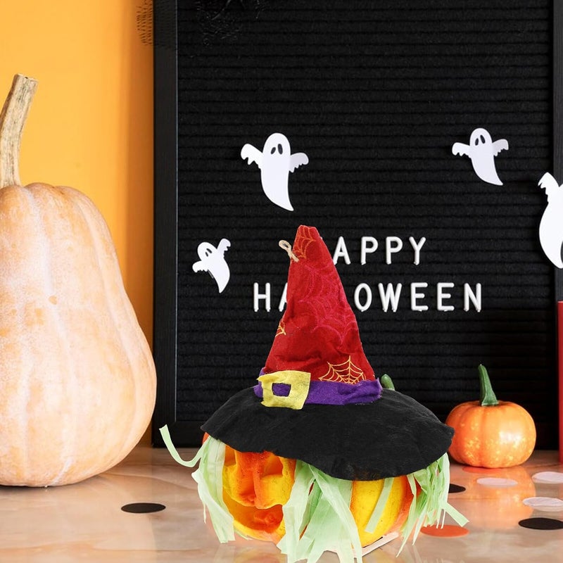 Healifty 2pcs Halloween Foam Pumpkin Hanging Lamps with Hollow Design, Classic Decorative Pumpkin Lanterns for Indoor Outdoor Party, Battery Operated (Batteries Not Included) - Image 5