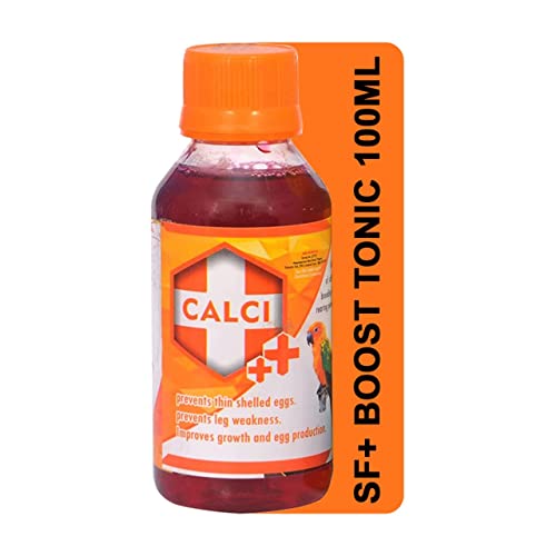 TUNAI SF+ Calci Plus|100ml|Prevents Thin Shelled Eggs,Stregthens Bones,Improves Growth & Egg Production,Also Aids in the explusion of Eggs for Birds - Image 1