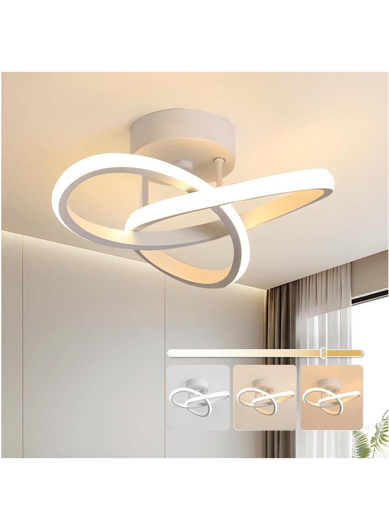 MarlaMall Modern LED Ceiling Lights, Ceiling Lamp for Living Room, Interior Creative LED Ceiling Lighting for Bedroom Balcony Kitchen Hallway Office (White) - Image 1
