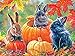 RoseArt Abraham Hunter Pumpkin Patch Bunnies 500 Piece Jigsaw Puzzle for Adults - Image 2