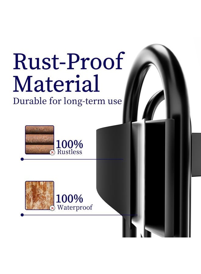 Epicano Toilet Paper Holder Stand, Freestanding Toilet Tissue Organizer, Minimalistic Storage Solution, Holds Mega Rolls-Modern Black - Image 3