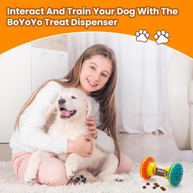 BoYoYo Interactive Dog Puzzle Toy - Treat Dispensing Slow Feeder for Dogs - Image 4