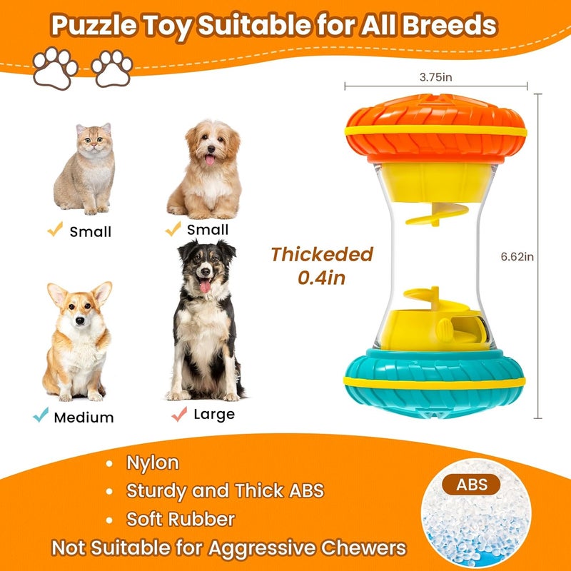 BoYoYo Interactive Dog Puzzle Toy - Treat Dispensing Slow Feeder for Dogs - Image 2