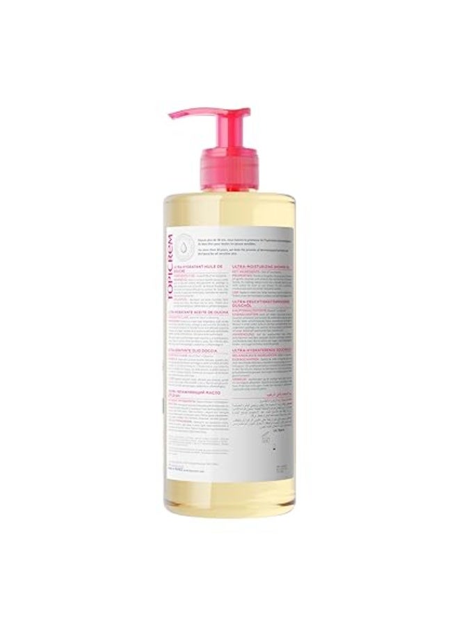 Topicrem Ultra-Hydratant Shower Oil 1L - Image 4