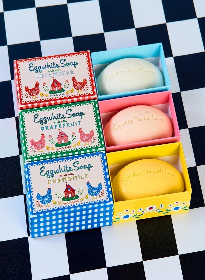 Kalastyle EGGWHITE & GRAPEFRUIT Facial Soap | Removes Makeup | Tightens Pores | Softens Skin | 1.76 ounces / 50 grams - Image 3