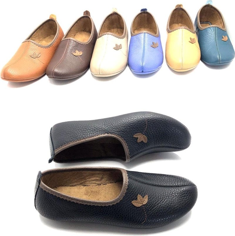 Derilax Genuine Leather Hajj Umrah Tawaf Slippers and Home Shoes  - Image 1