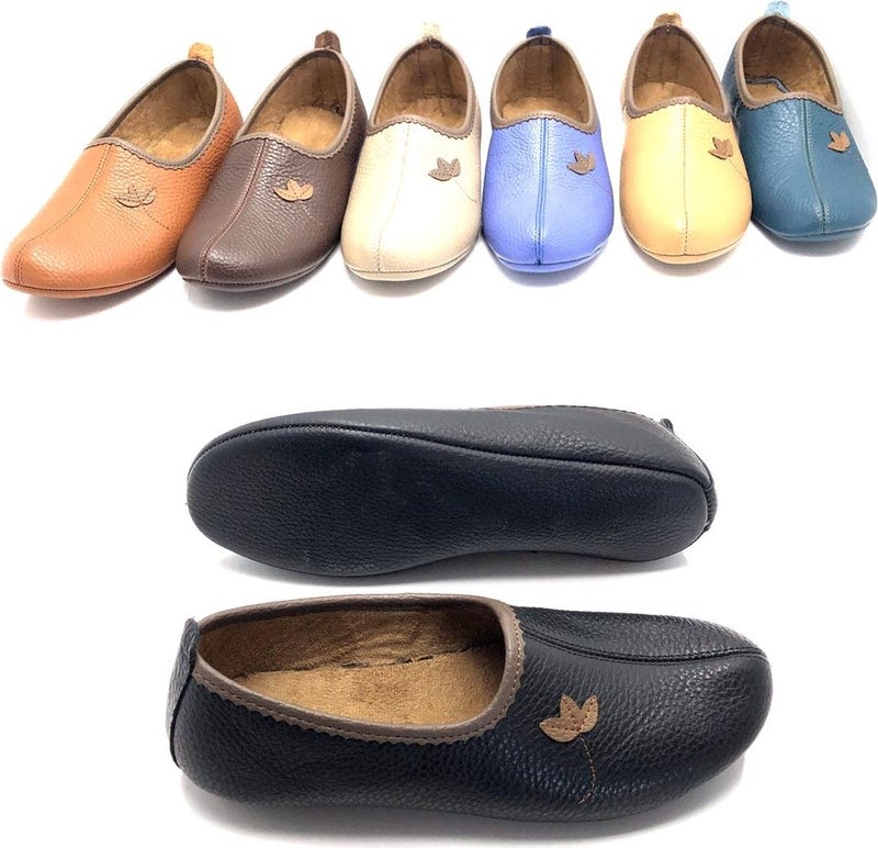 Derilax Genuine Leather Hajj Umrah Tawaf Slippers and Home Shoes  - Image 3
