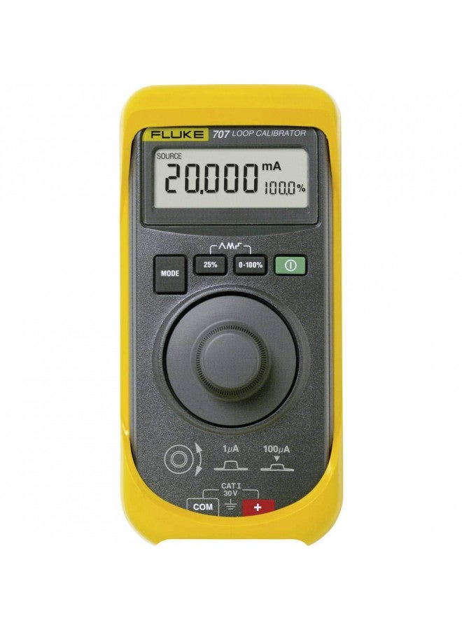 FLUKE Fluke FLUKE-707 707 Loop Calibrator with Quick Click Knob, 28V Voltage, 24mA Current, 0.015 percent Accuracy - Image 1