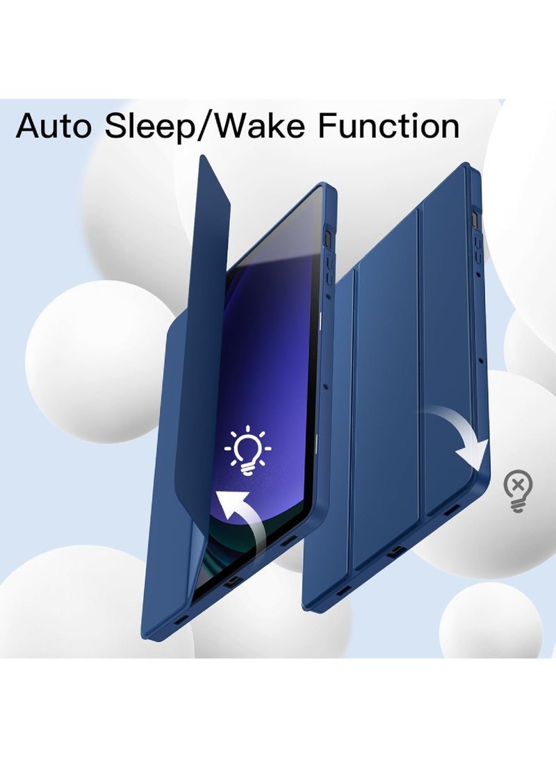 Rock Pow Case for Galaxy Tab S7 FE 5G 2021/S8 Plus 2022/S7 Plus 2020 12.4 inch with S Pen Holder, Smart Cover for 12.4" Samsung Galaxy Tablet (SM-X800 X806 T730 T736 T970 T975 T976 T978) - Image 5