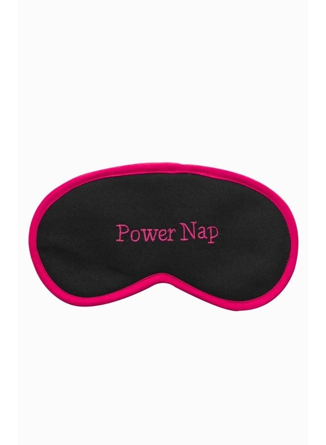 BAND BOX Power Nap Eye Mask for Sleeping with Hand Embroidery Design, Front Cotton & Back Silk Fabric, Soft & Comfortable Eye Cover with Elastic Strap, Travel Sleeping Mask for Men & Women - Perfect for Deep Sleep, Meditation & Relaxation - Image 1