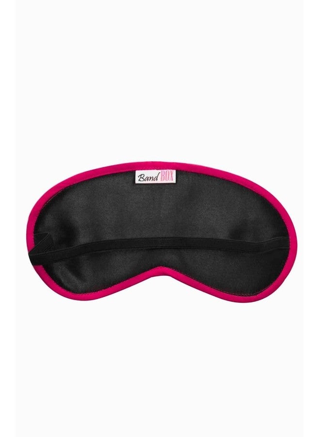 BAND BOX Power Nap Eye Mask for Sleeping with Hand Embroidery Design, Front Cotton & Back Silk Fabric, Soft & Comfortable Eye Cover with Elastic Strap, Travel Sleeping Mask for Men & Women - Perfect for Deep Sleep, Meditation & Relaxation - Image 3