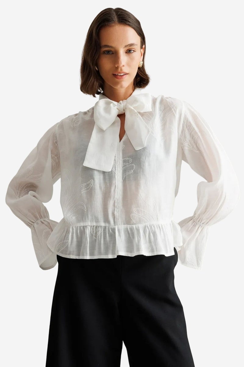 MIXRAY Cotton Blouse - Image 4