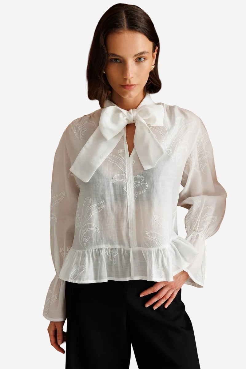 MIXRAY Cotton Blouse - Image 1