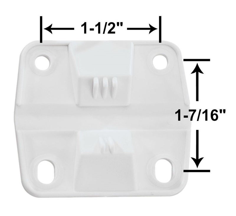 Coleman Coleman Cooler Replacement Hinges (2-Pack), Perfect Fix for Damaged Hinges, Includes 2 Durable Plastic Hinges & 8 Mounting Screws, Suitable for Assorted Coleman Cooler Models  - Image 2