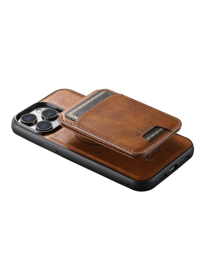 Suteni Case For iPhone 14 Pro H15 MagSafe Oil Eax Leather Detachable Wallet Back Phone Case - Image 5