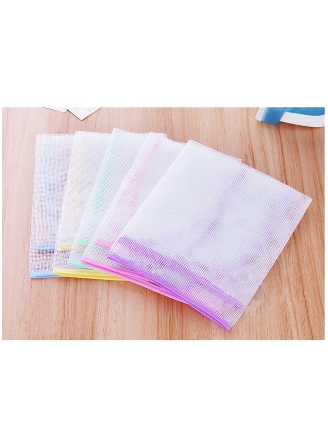 بيوينتي 5 قطع من قماش الضغط الواقي للكي، شبكة مقاومة للحرارة، وسادة عزل واقية من القماش للكي، قماش شبكي واقي للكي (لون عشوائي) - Image 1