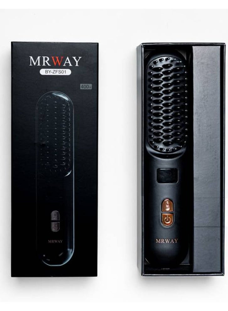 MRWAY Fast drying and styling: This hair straightening brush can dry and style your hair at the same time, saving you time and effort. - Image 2