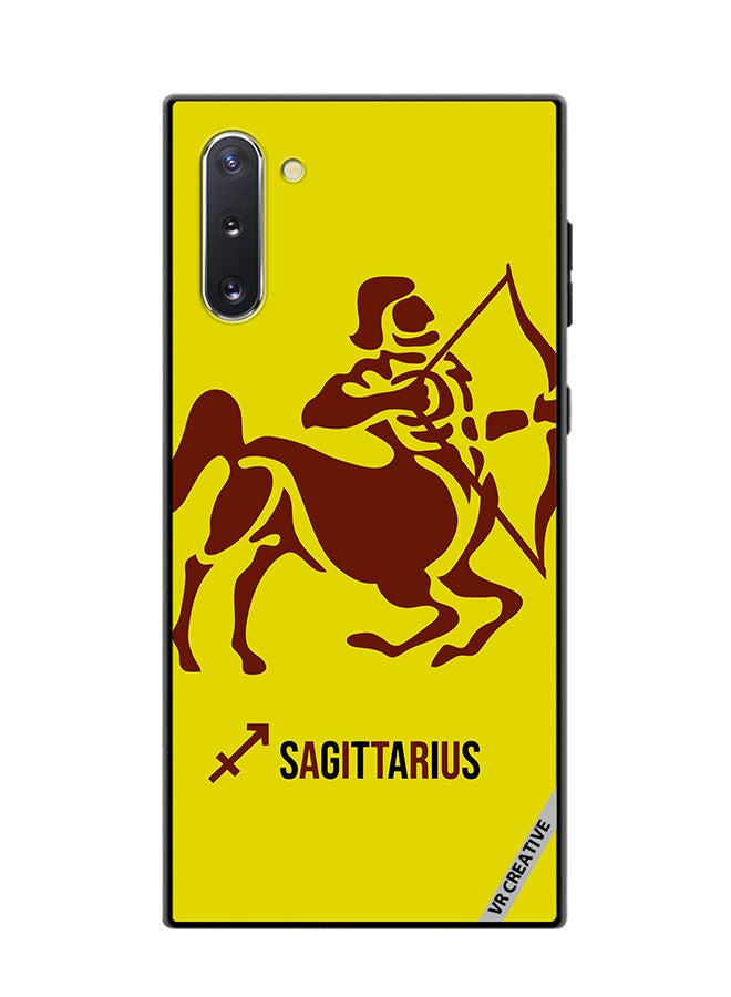 VR CREATIVE Protective Case Cover For Samsung Galaxy Note10 5G Sagittarius Silhouette Zodiac Signs Design Multicolour - Image 1