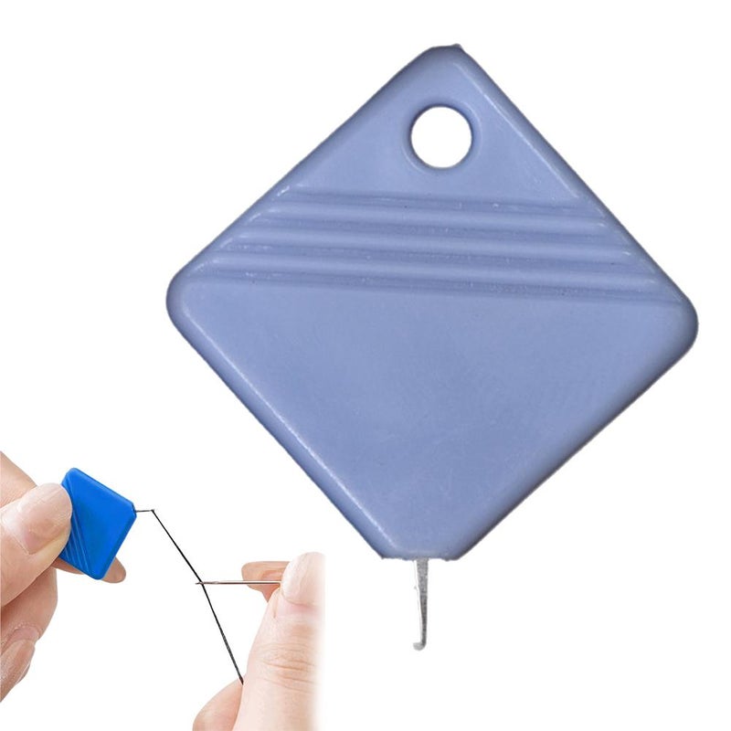 Colorful plastic square threader, sewing DIY accessory, household needle threader, convenient square needle detector. - Image 5