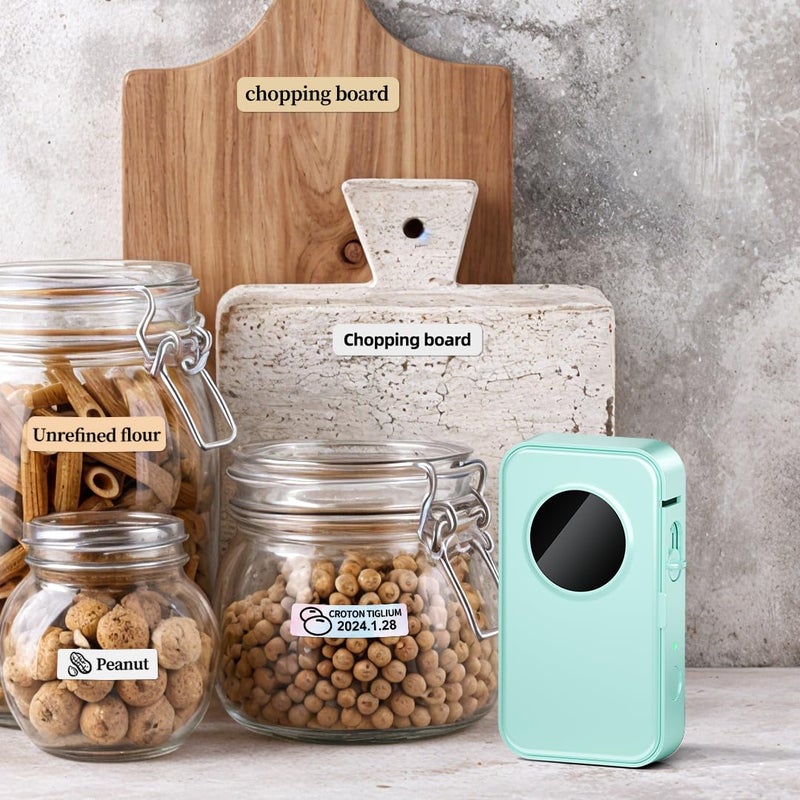 Phomemo Label Maker Machine with Tape, D35 Portable Bluetooth Handheld Label Printer Wireless Mini Labels Maker, Easy to Use with Smartphone Small Sticker Labeler Rechargeable for Home Office organize - Image 2