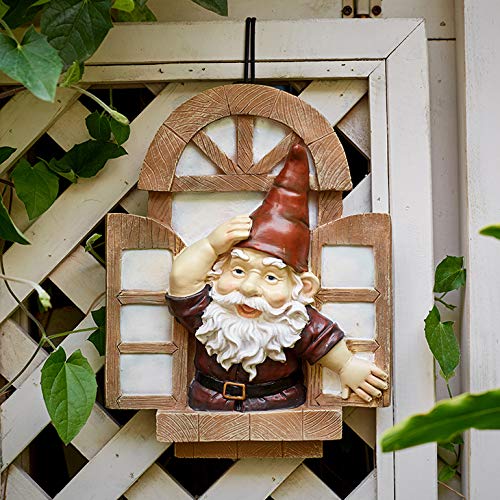 Floryden Garden Gnomes Tree Hugger, Tree Face Garden Gift, Garden Peeker Yard Art Resin, 12 inch - Image 5