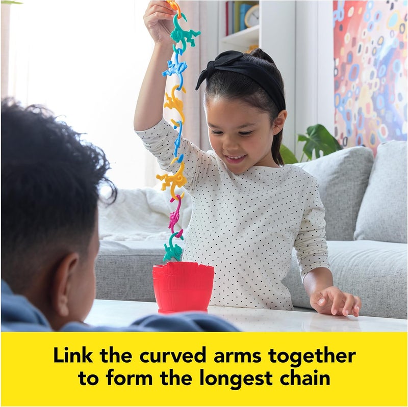 Spin Master Games Barrel of Monkeys Classic Family Game for Kids Ages 3+, Connect the Monkey Chain Skill Game, Fun Dexterity Toy for 1–4 Players - Image 4