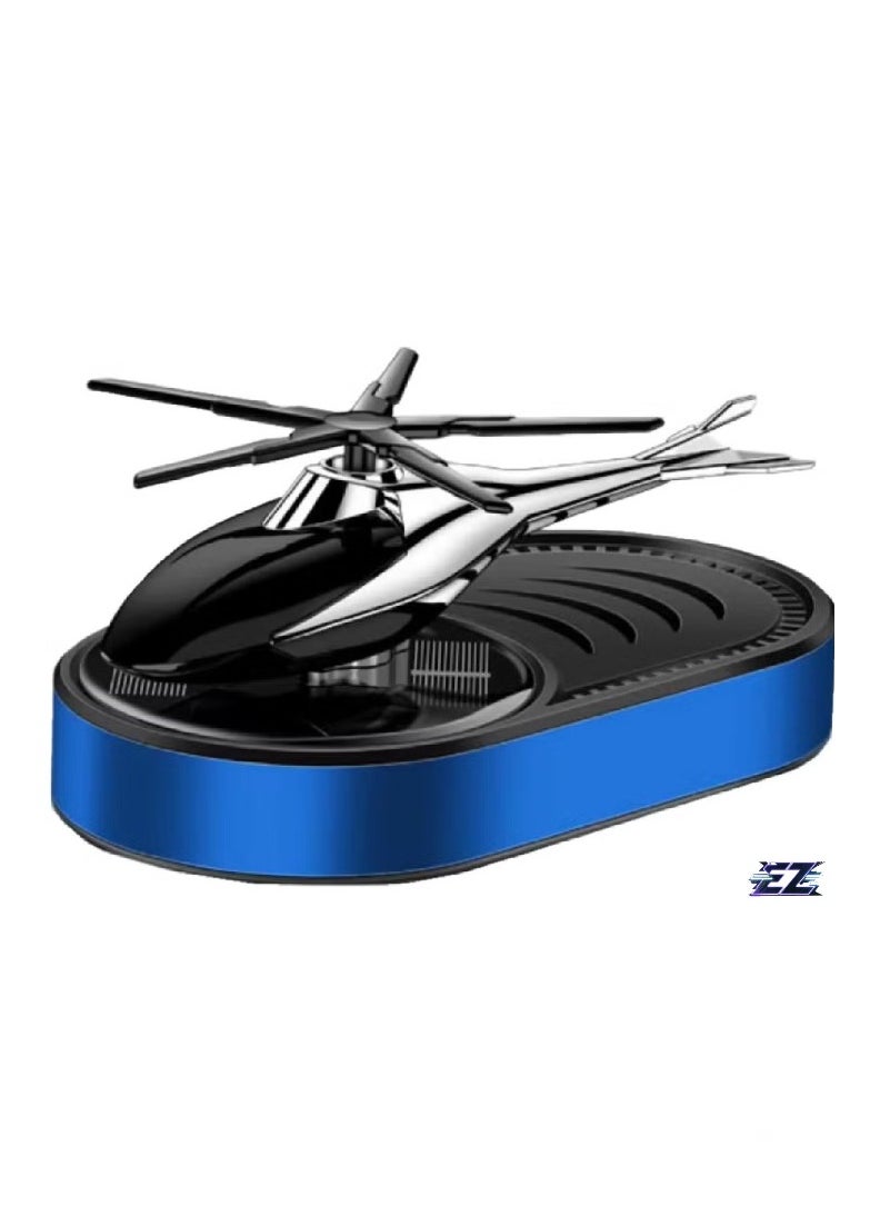 ELTRAZONE Car Air Freshener Mini Helicopter Rotating Solar Airplane – Stylish and Functional Solar-Powered Car Freshener with Rotating Design for a Fresh, Clean Interior - Image 1