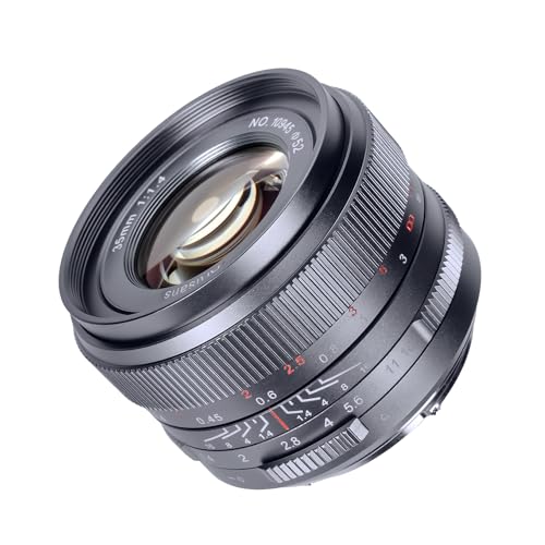 7artisans 35mm F1.4 Mark Ⅲ Full Frame Manual Focus Prime Lens Large Aperture Compatible with L Mount Mirrorless Camera(Titanium Gray) - Image 1