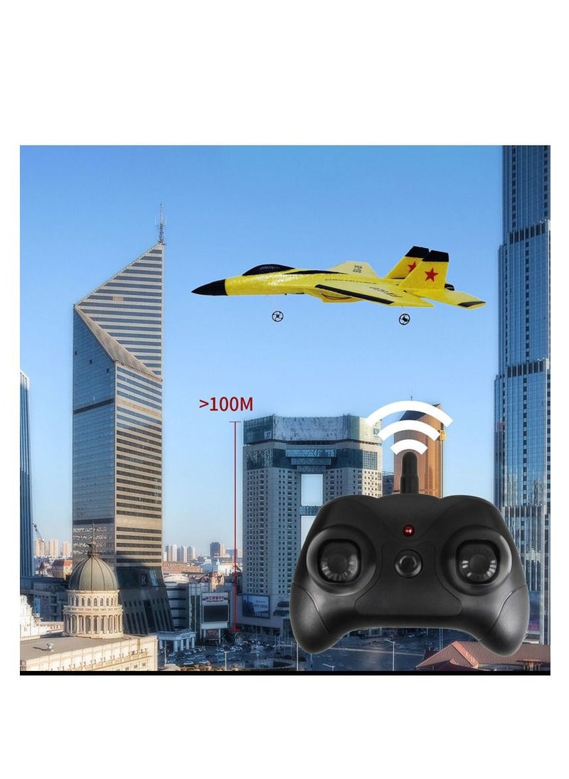 AROAQ DIY RC Plane Toy 620 blue 3 battery Remote Control Airplane DIY Fixed Wing Aircraft  - Image 2